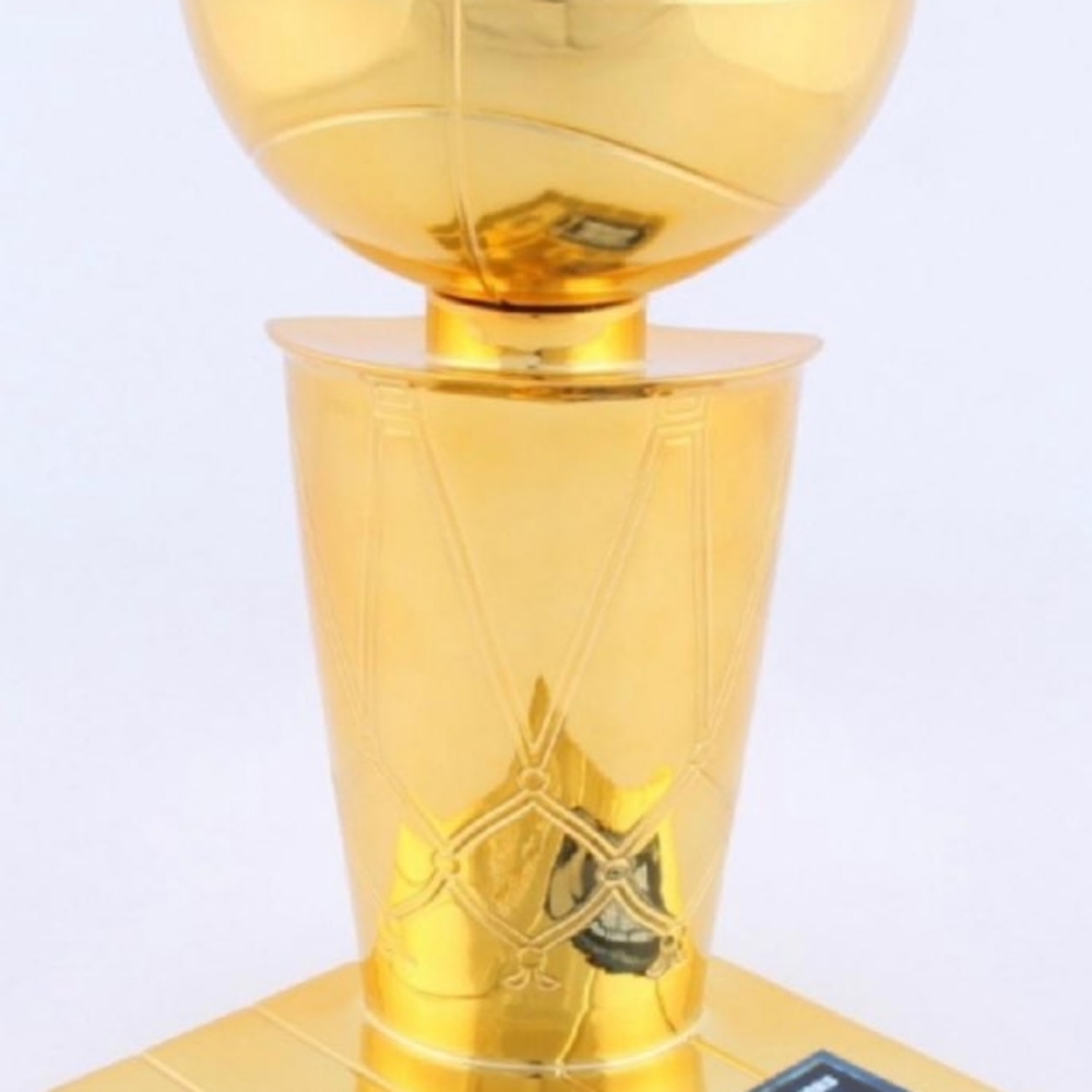 Stephen Curry Signed Warriors 2018 NBA Finals Champions Replica Trophy